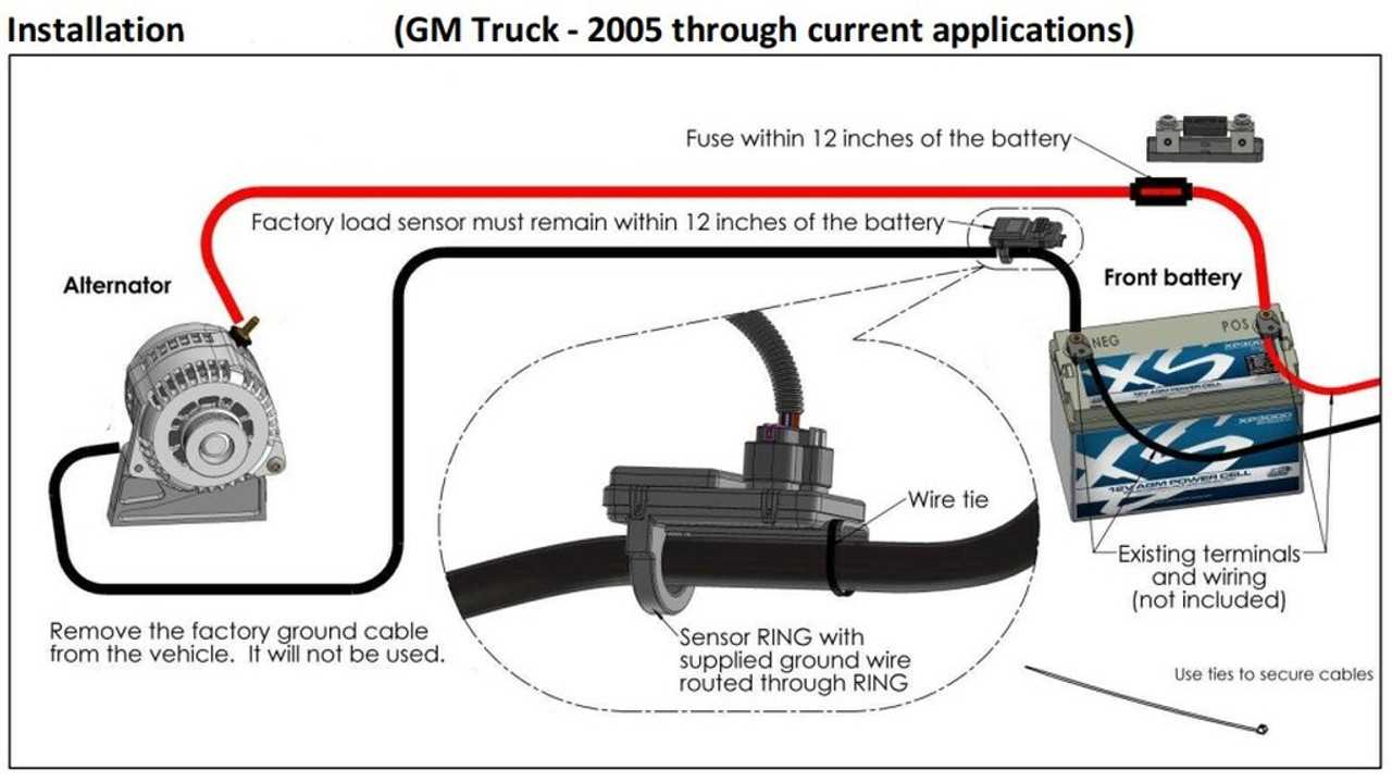 chevy 2 wire alternator wiring diagram