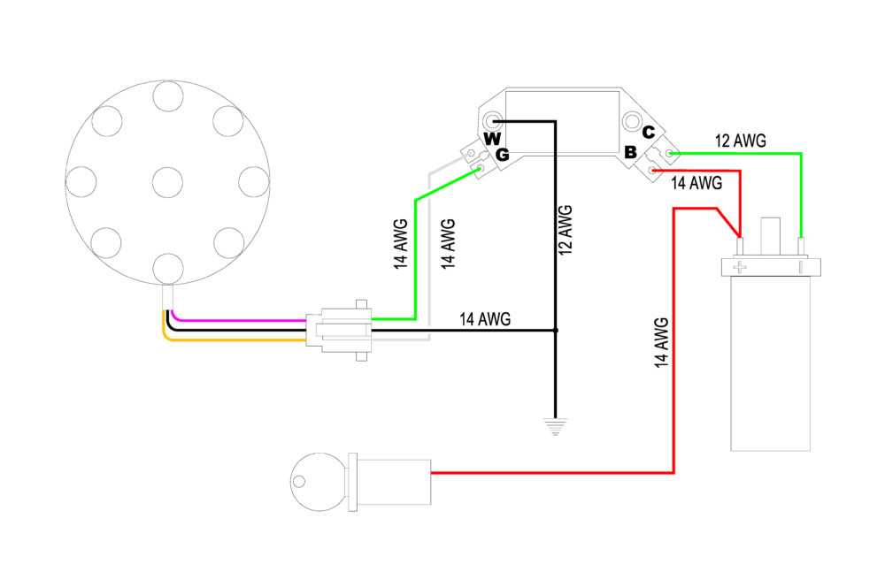 chevy msd distributor wiring diagram