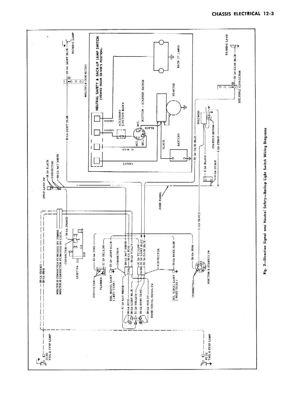 chevy steering column wiring diagram