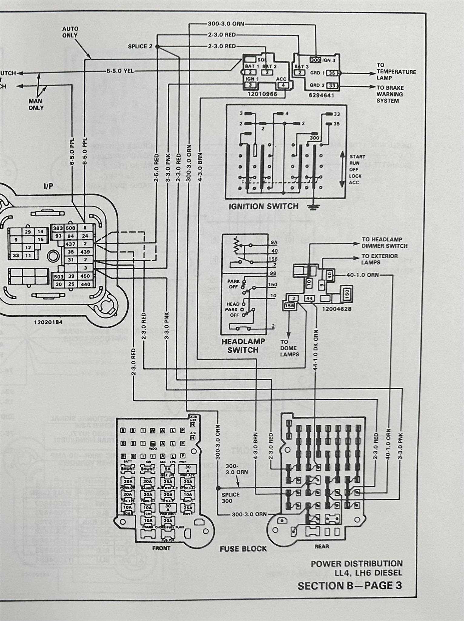 chevy truck wiring diagram