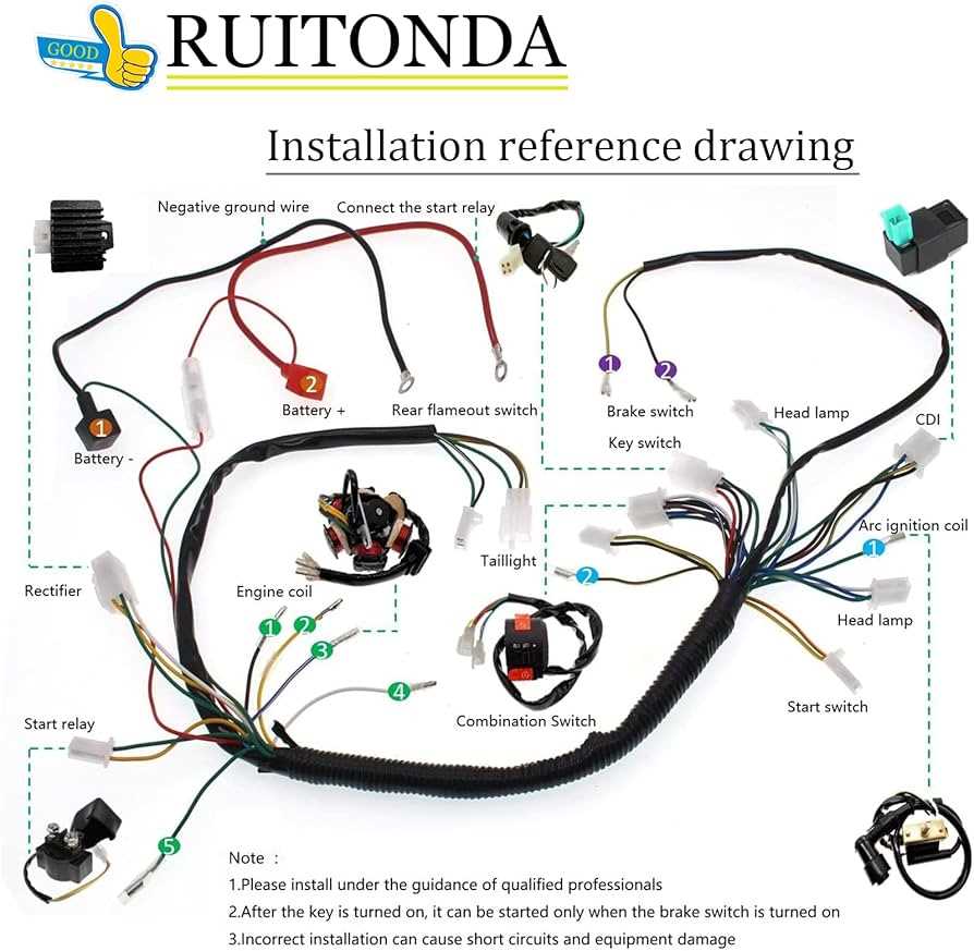 chinese pit bike wiring diagram