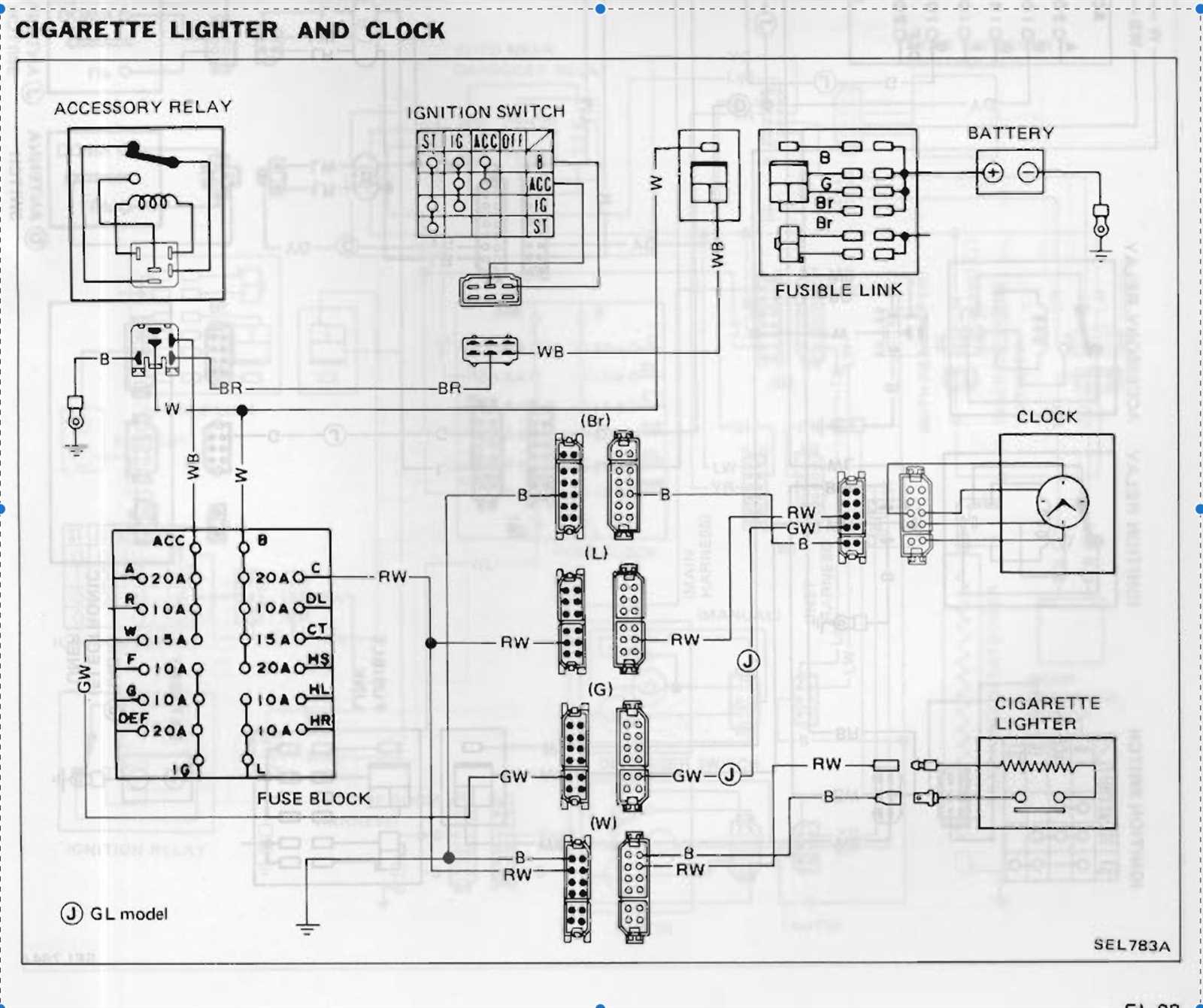 cigarette lighter plug wiring diagram