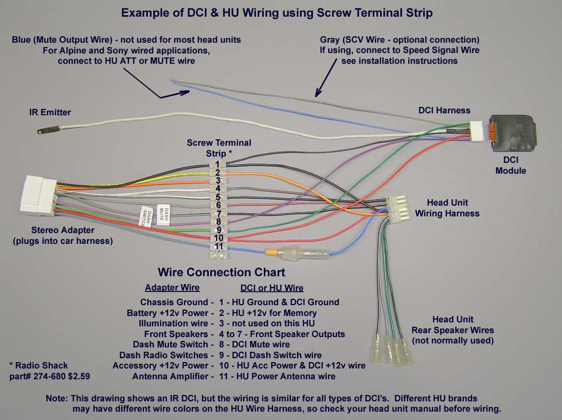 clarion m508 wiring diagram