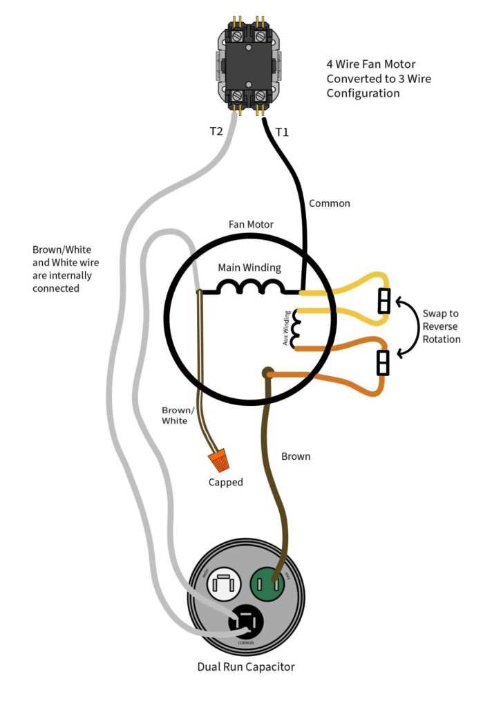 condensing fan motor wiring diagram