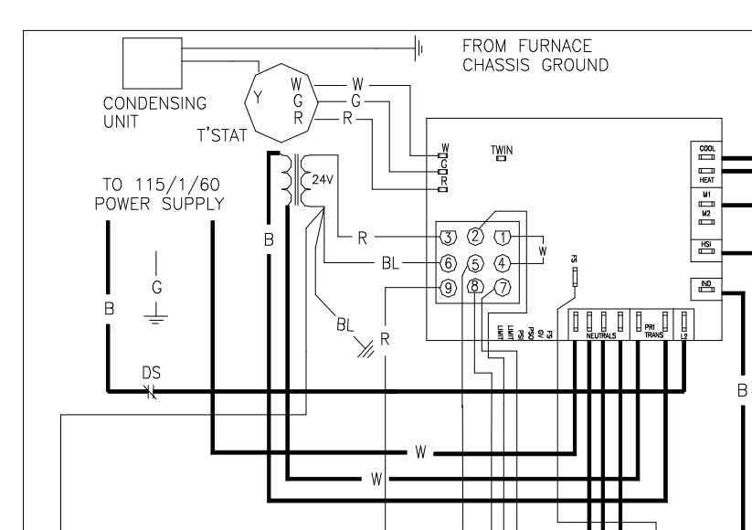 condensing unit wiring diagram