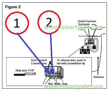 craftsman garage door opener wiring diagram