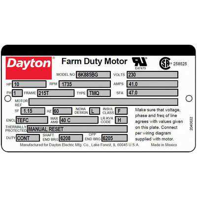 dayton motor wiring diagram