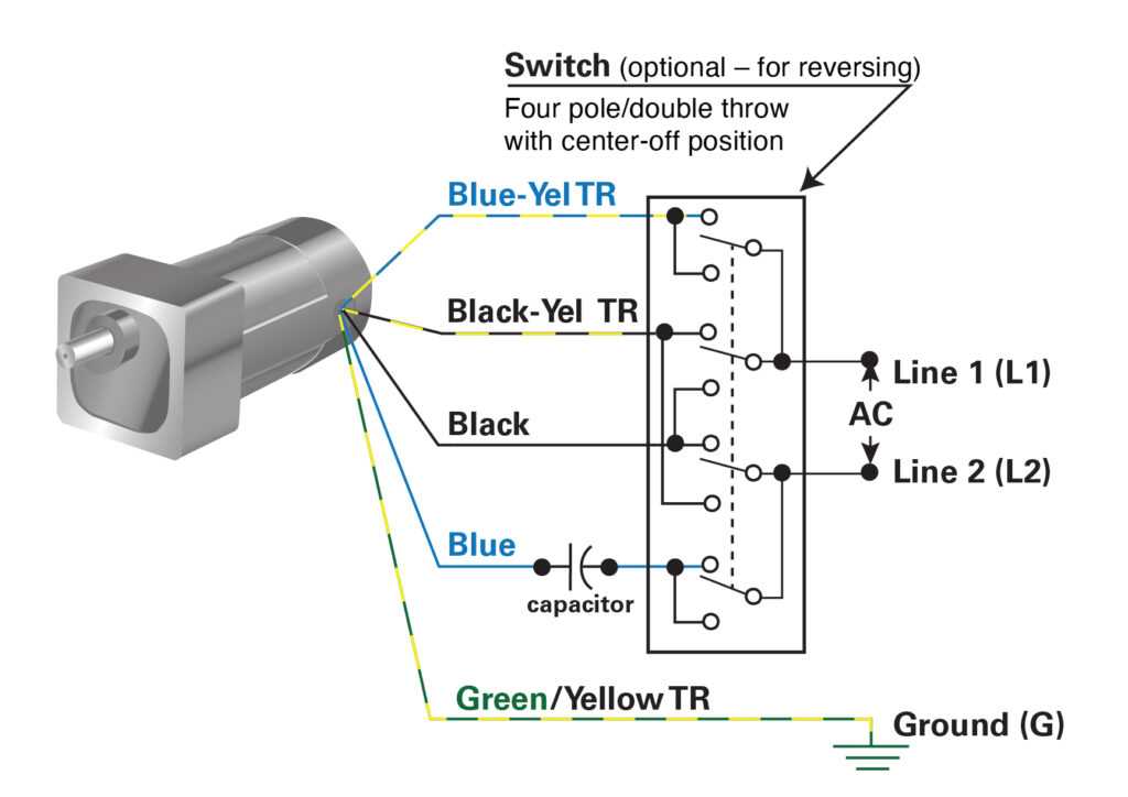 dc motor wiring diagram 4 wire