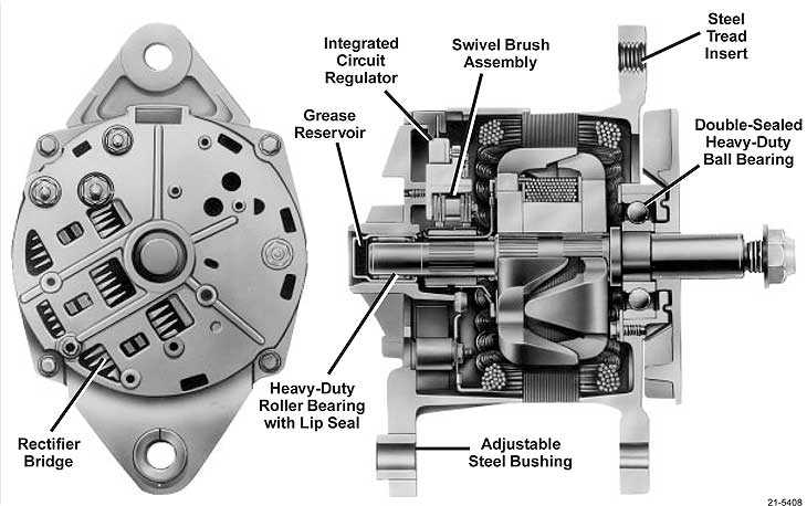 delco remy 3 wire alternator wiring diagram