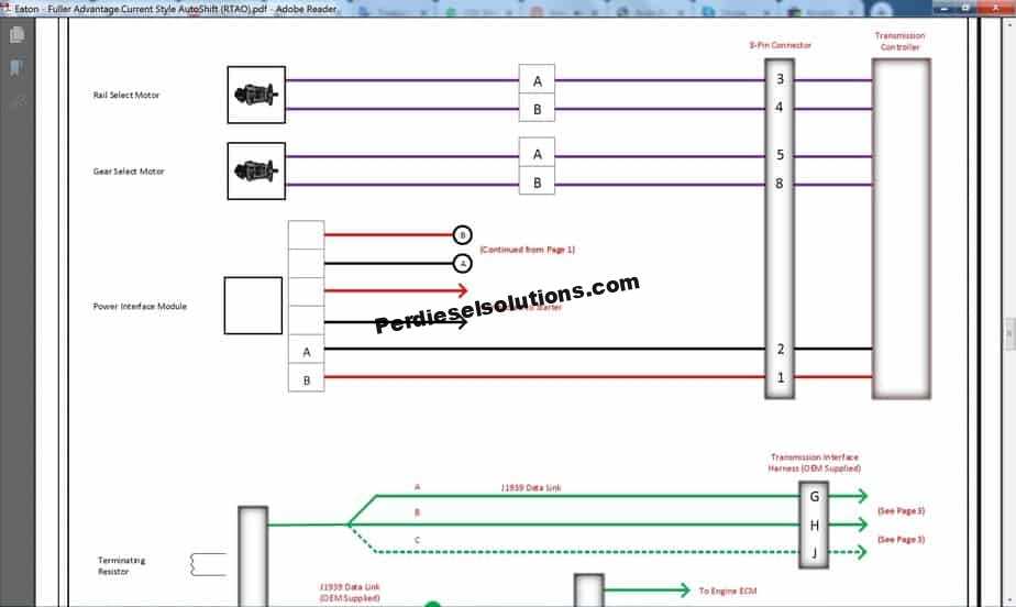 detroit 60 series ecm wiring diagram