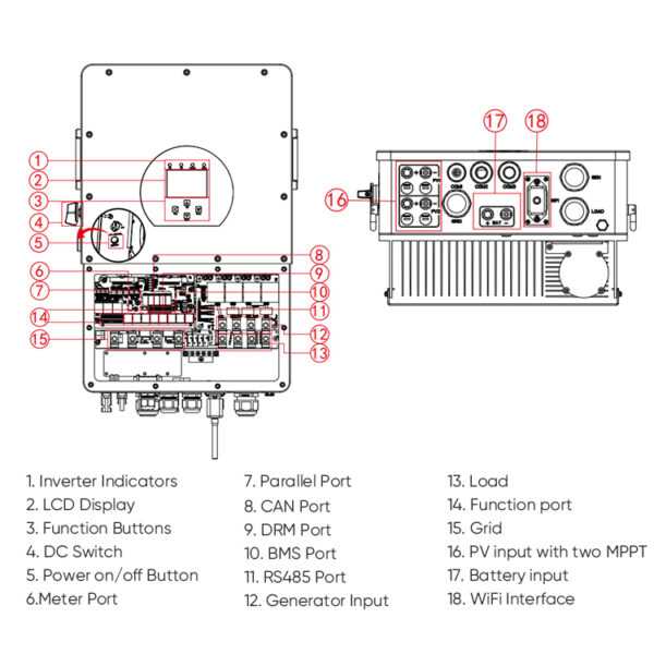 deye hybrid inverter wiring diagram