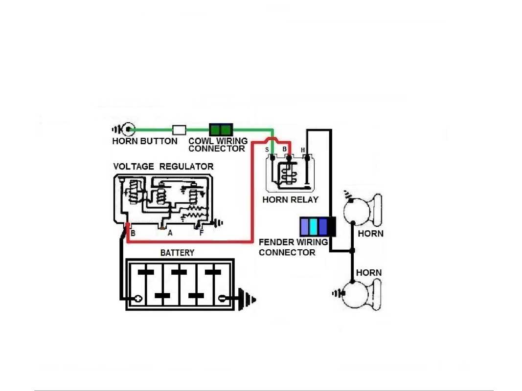 diagram horn relay wiring