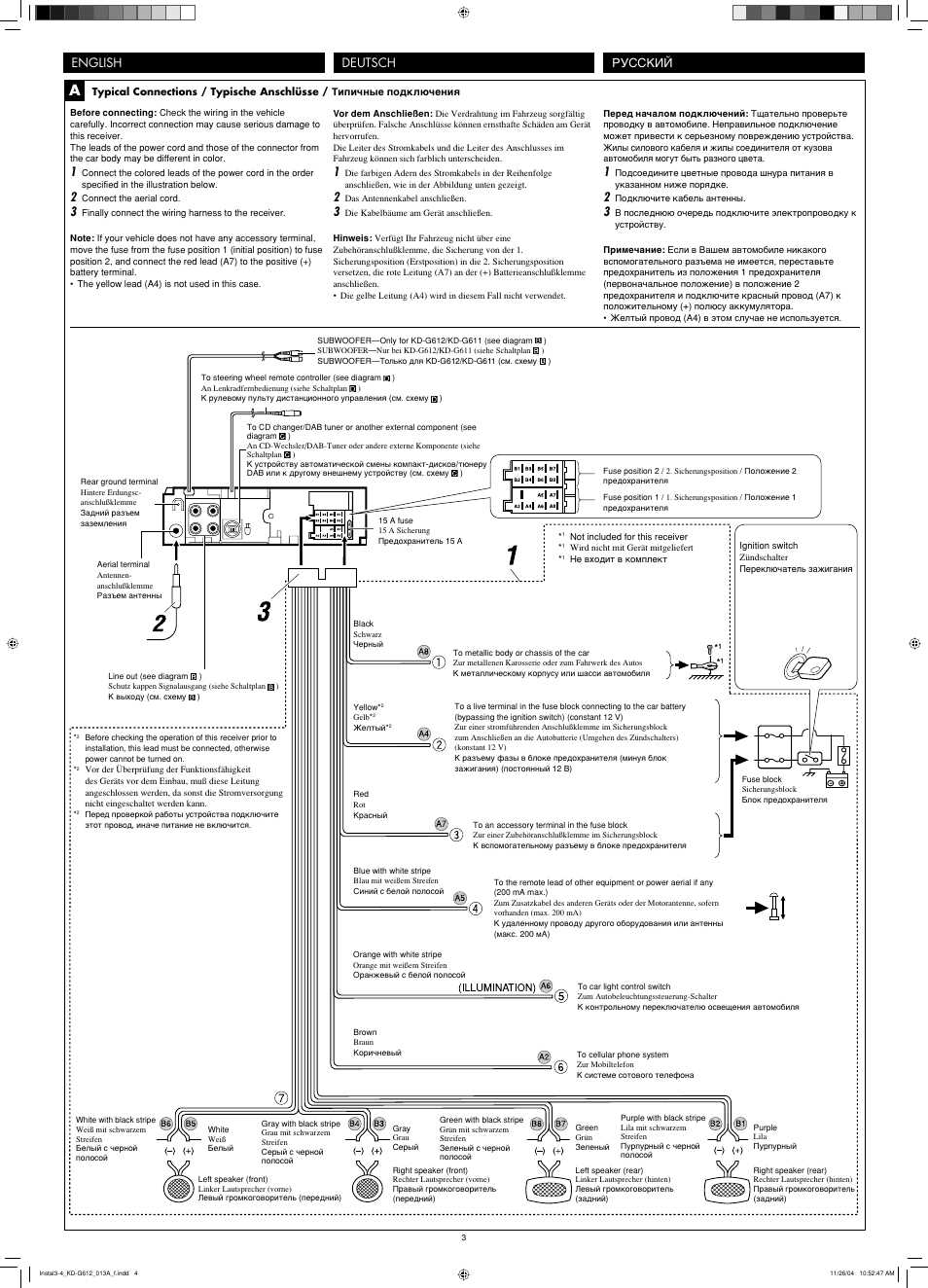 diagram on a jvc radio wiring