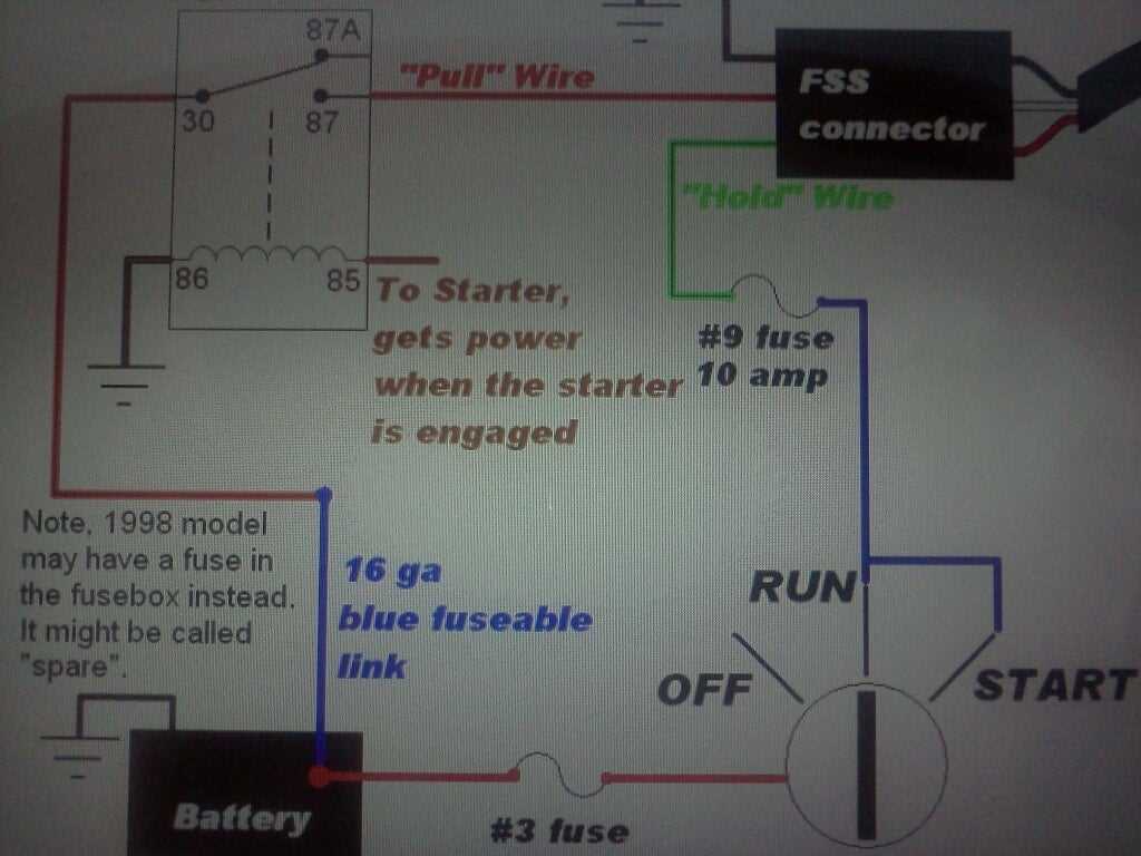 diesel fuel shut off solenoid wiring diagram