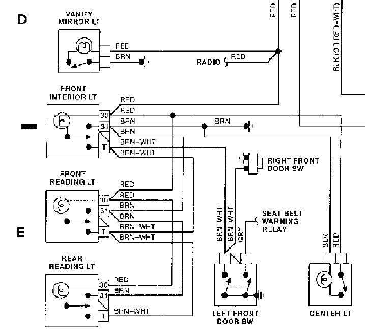 dome light wiring diagram