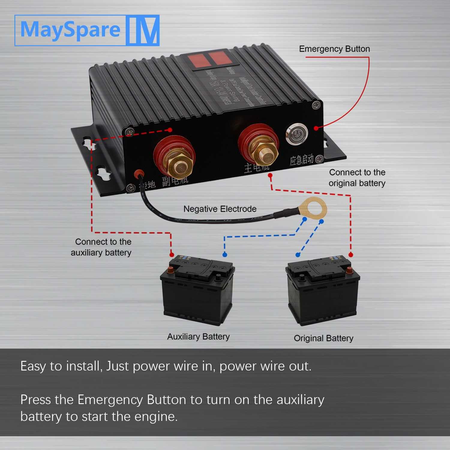 dual battery isolator wiring diagram