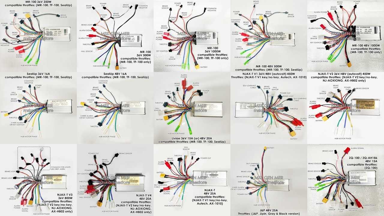 electric scooter controller wiring diagram