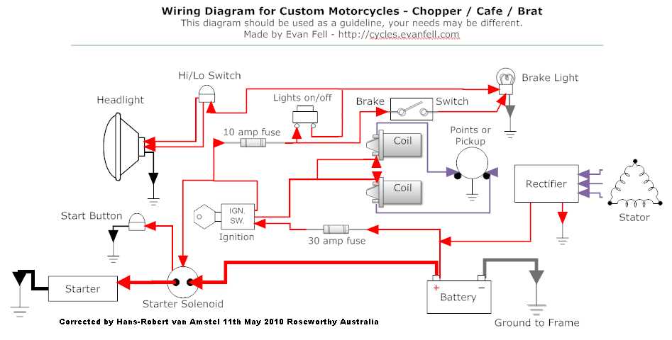 electric scooter wiring diagram owners manual