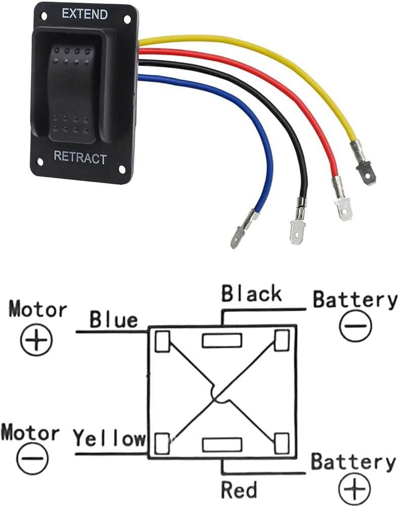 electric trailer jack switch wiring diagram