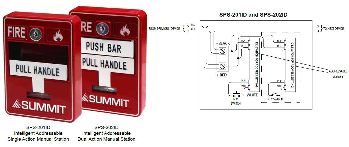 fire alarm pull station wiring diagram