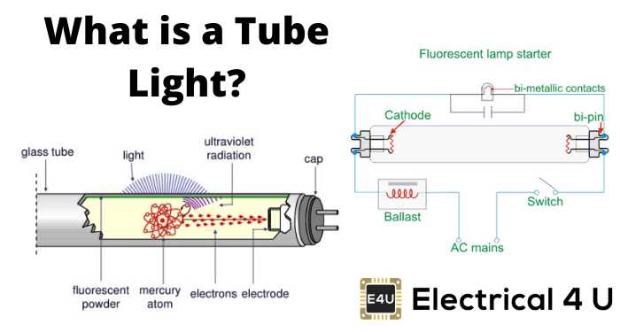 fluorescent tube light wiring diagram