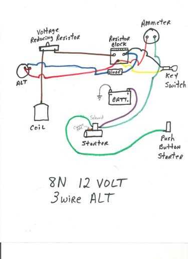 ford 8n tractor wiring diagram