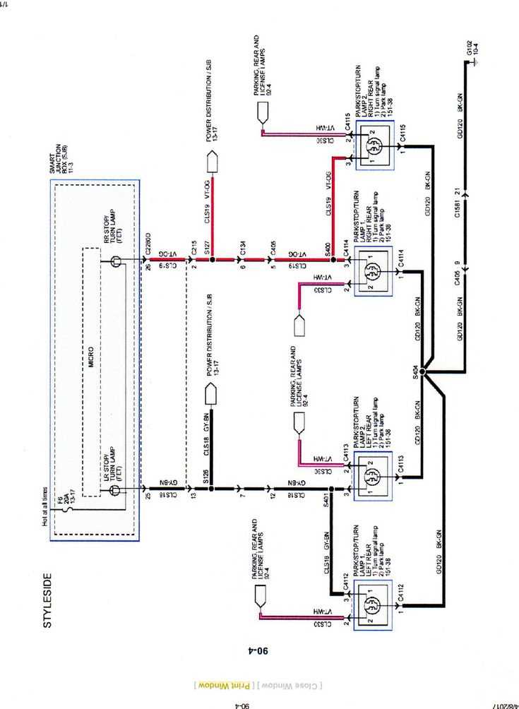 ford f250 wiring diagram for trailer lights