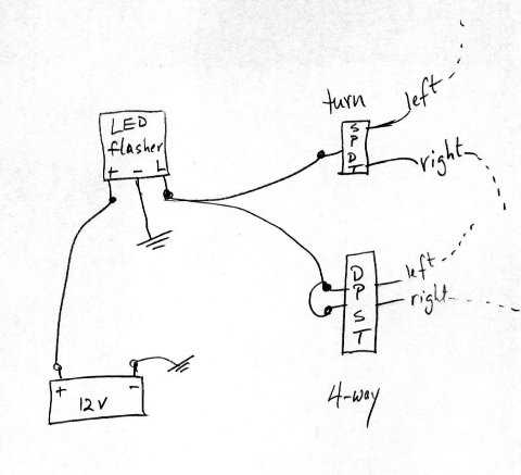 ford turn signal switch wiring diagram