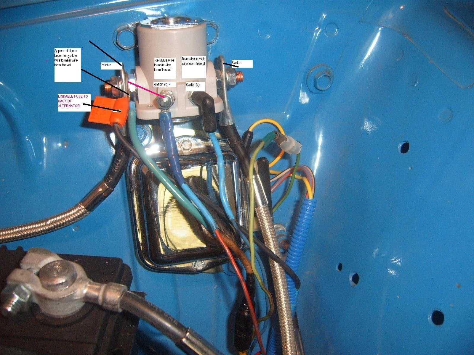 foxbody starter solenoid wiring diagram