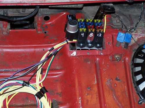 fuse box wiring diagram for 1965 vw bug