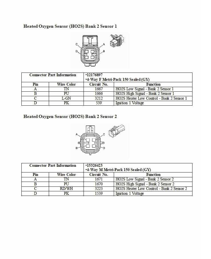 gm 4 wire o2 sensor wiring diagram