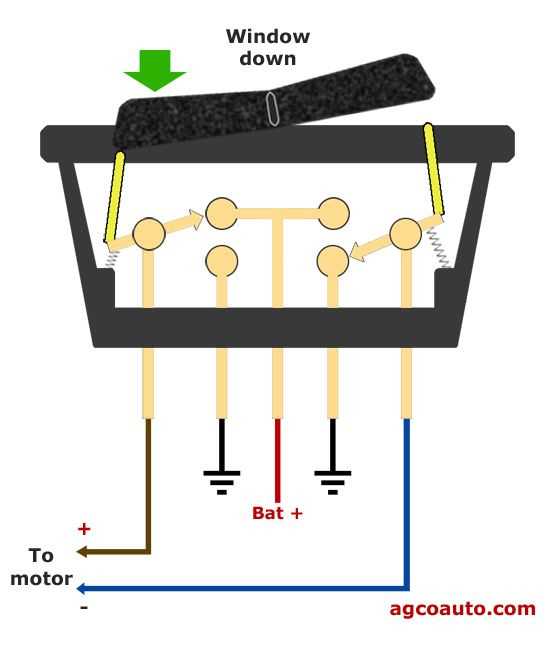 gm 5 pin power window switch wiring diagram