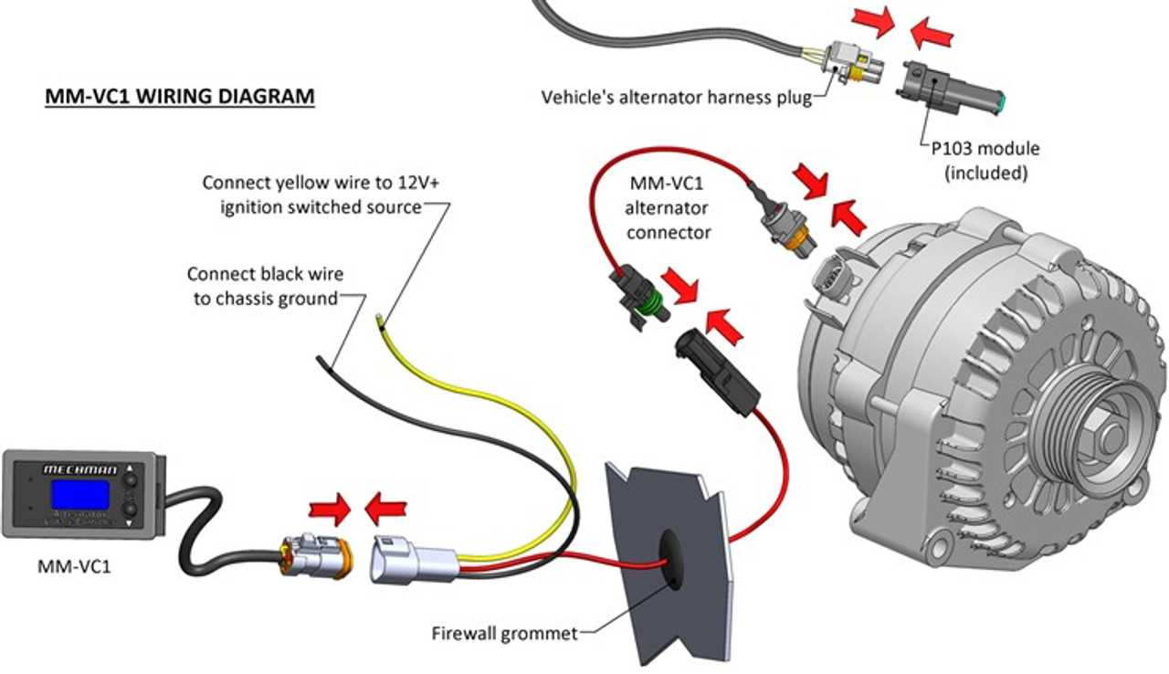 gm alternator plug wiring diagram