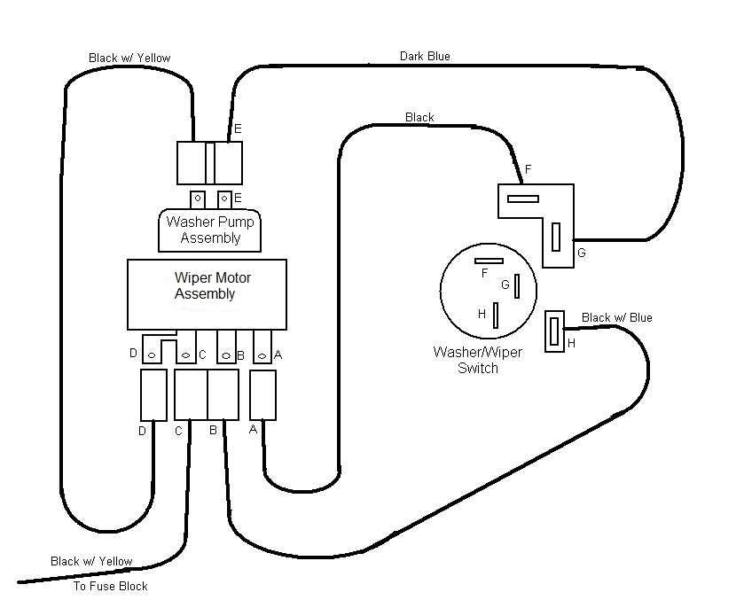 gm wiper motor wiring diagram