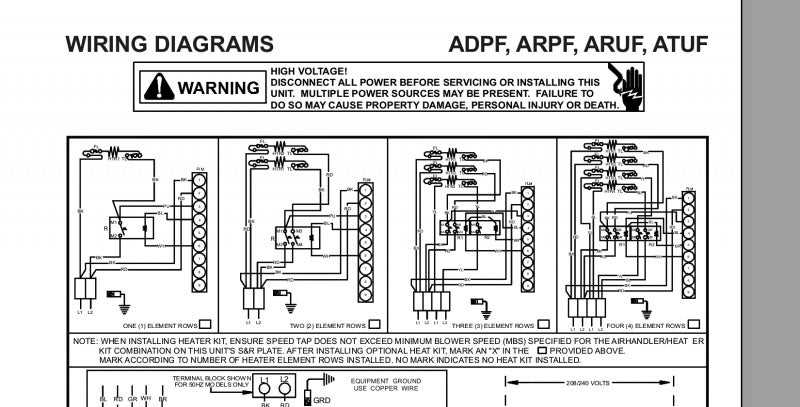 goodman 10kw heat strip wiring diagram