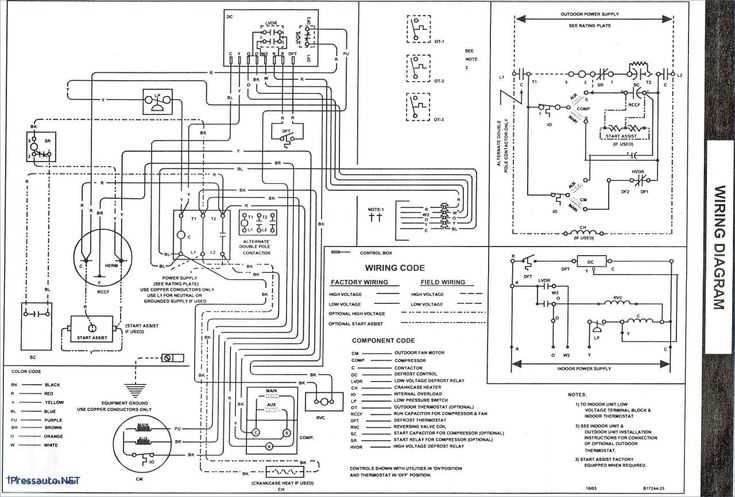 goodman air conditioner wiring diagram