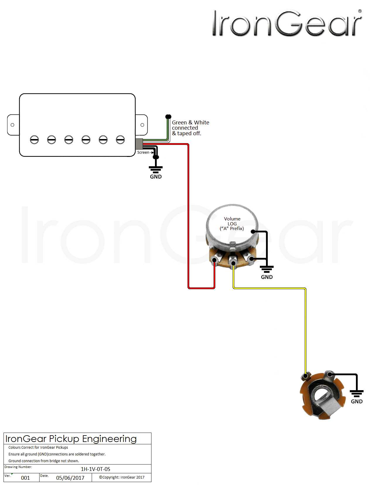 guitar wiring diagrams 2 pickups 1 volume 1 tone