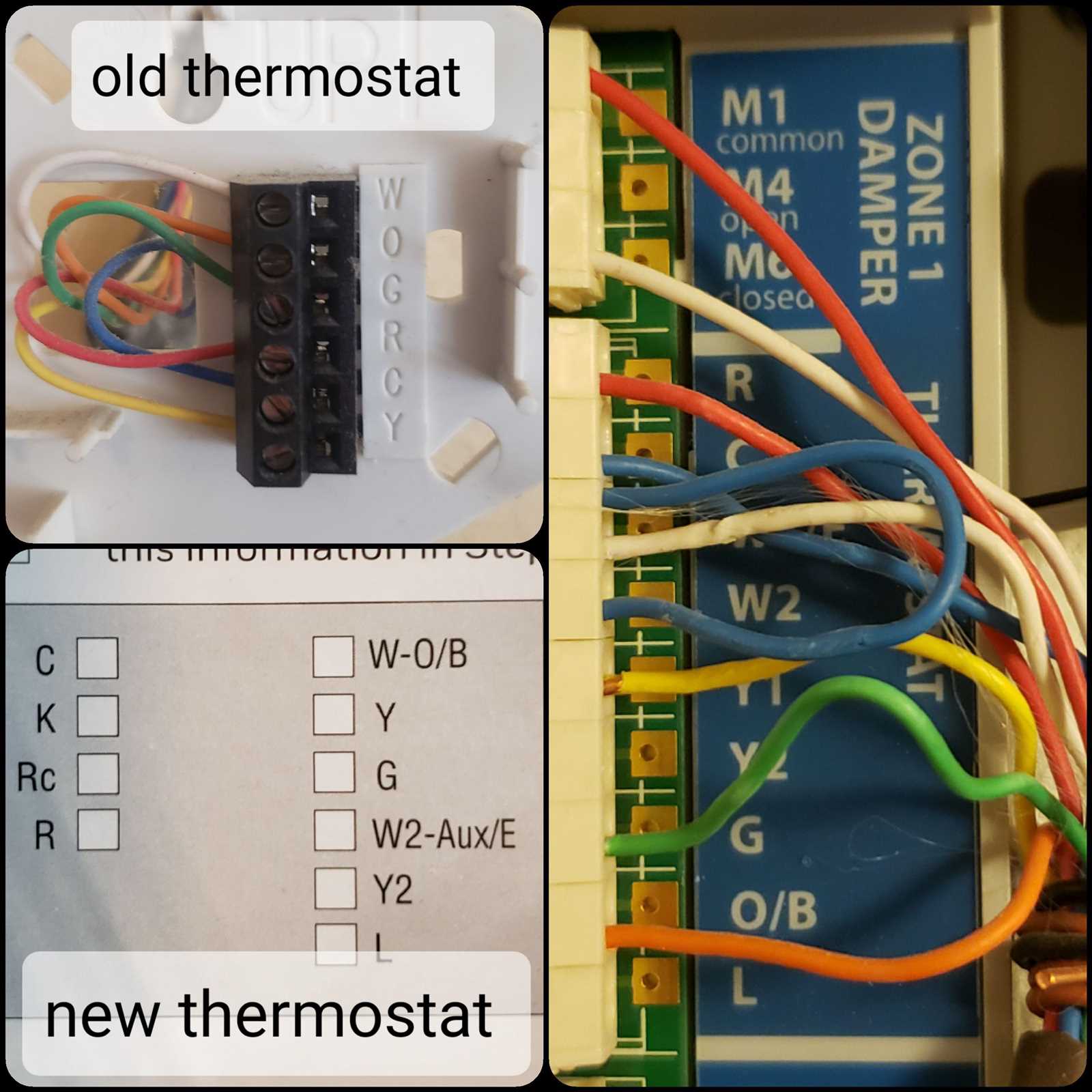 heat pump thermostat with emergency heat wiring diagram