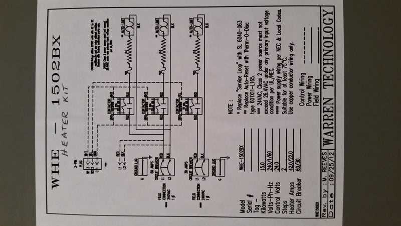 heat strip wiring diagram