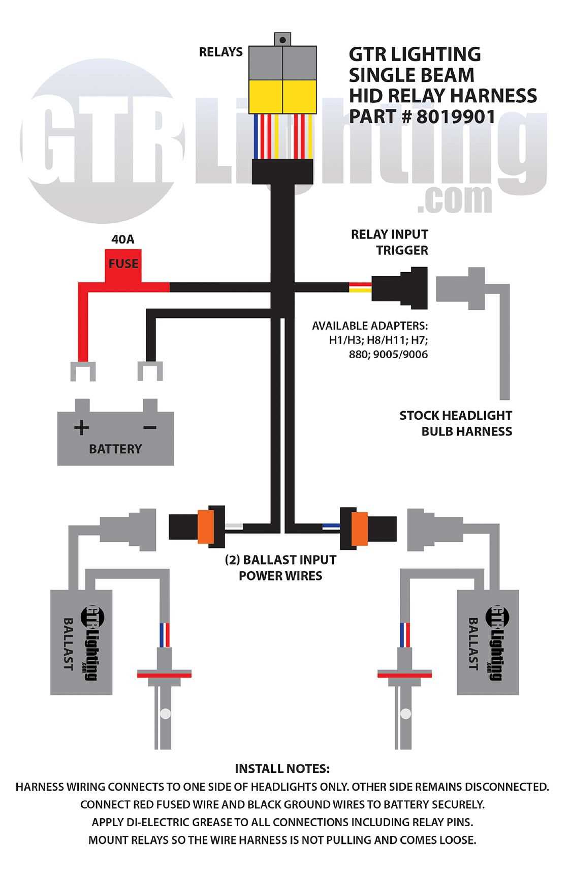 hid wiring diagram