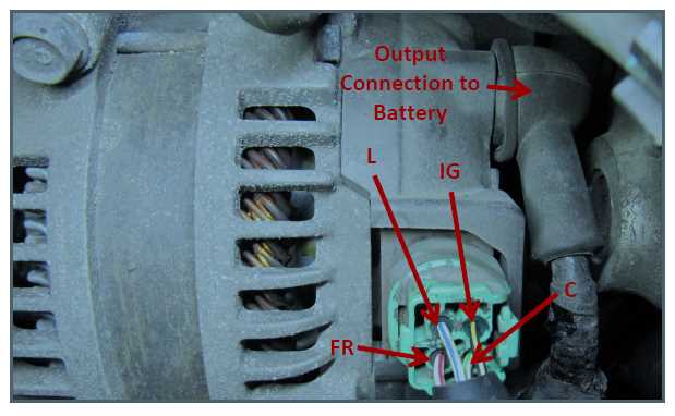 honda 4 pin alternator wiring diagram