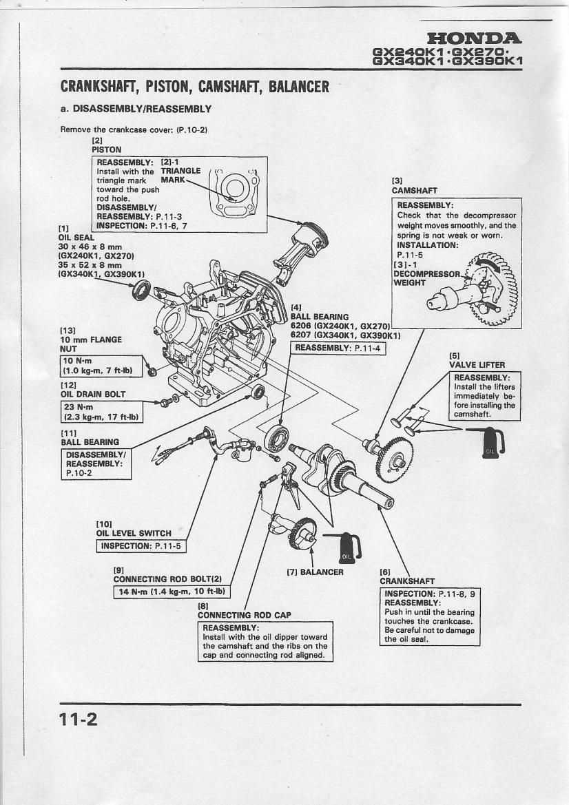 honda gx390 wiring diagram