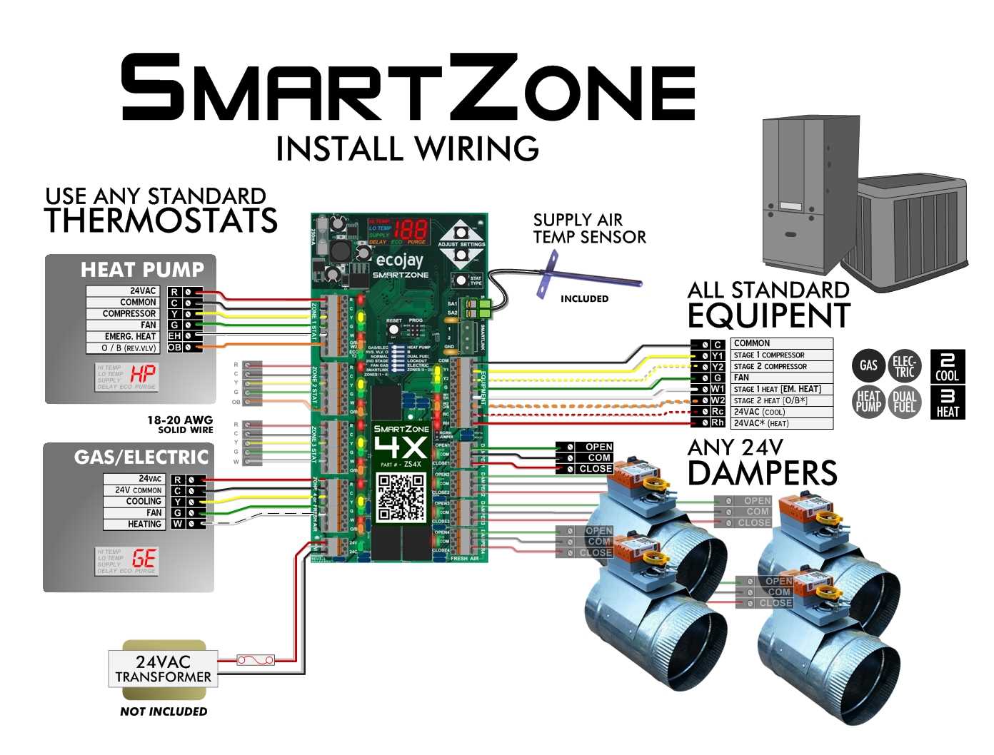 honeywell hz311 wiring diagram