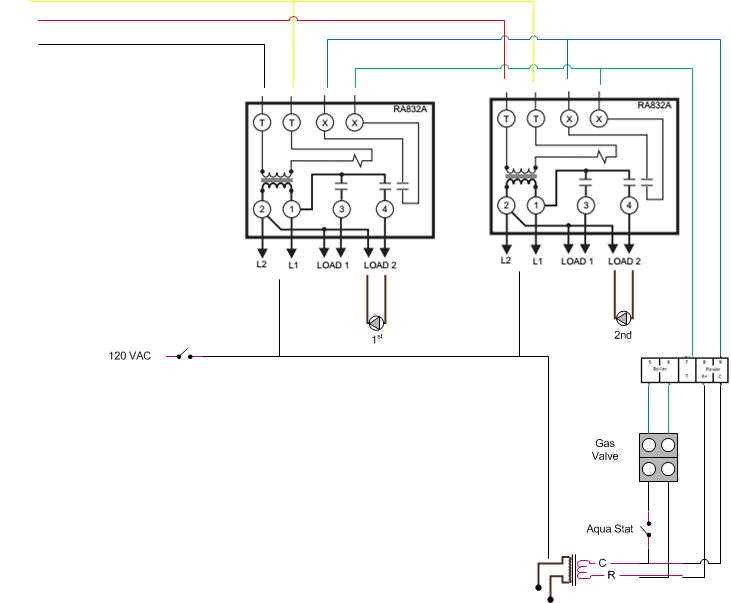 honeywell ra832a wiring diagram