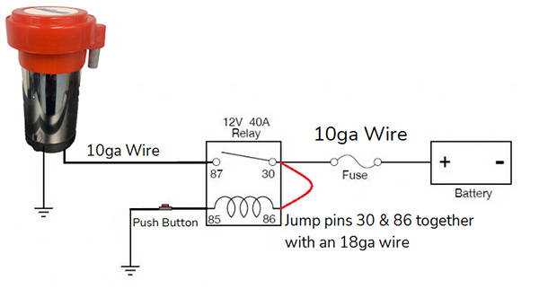 horn wiring diagram