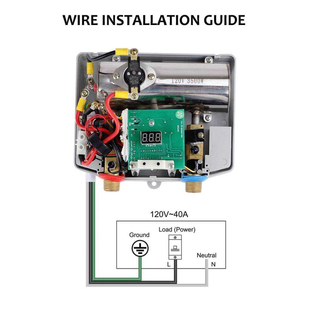 hot water tank wiring diagram