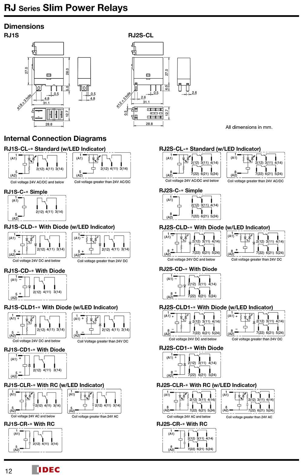 idec relay wiring diagram