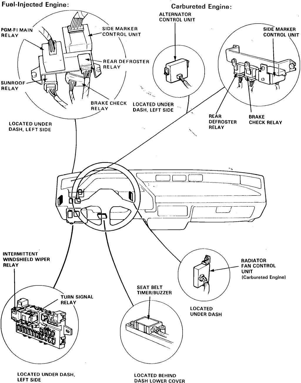 ignition honda main relay wiring diagram