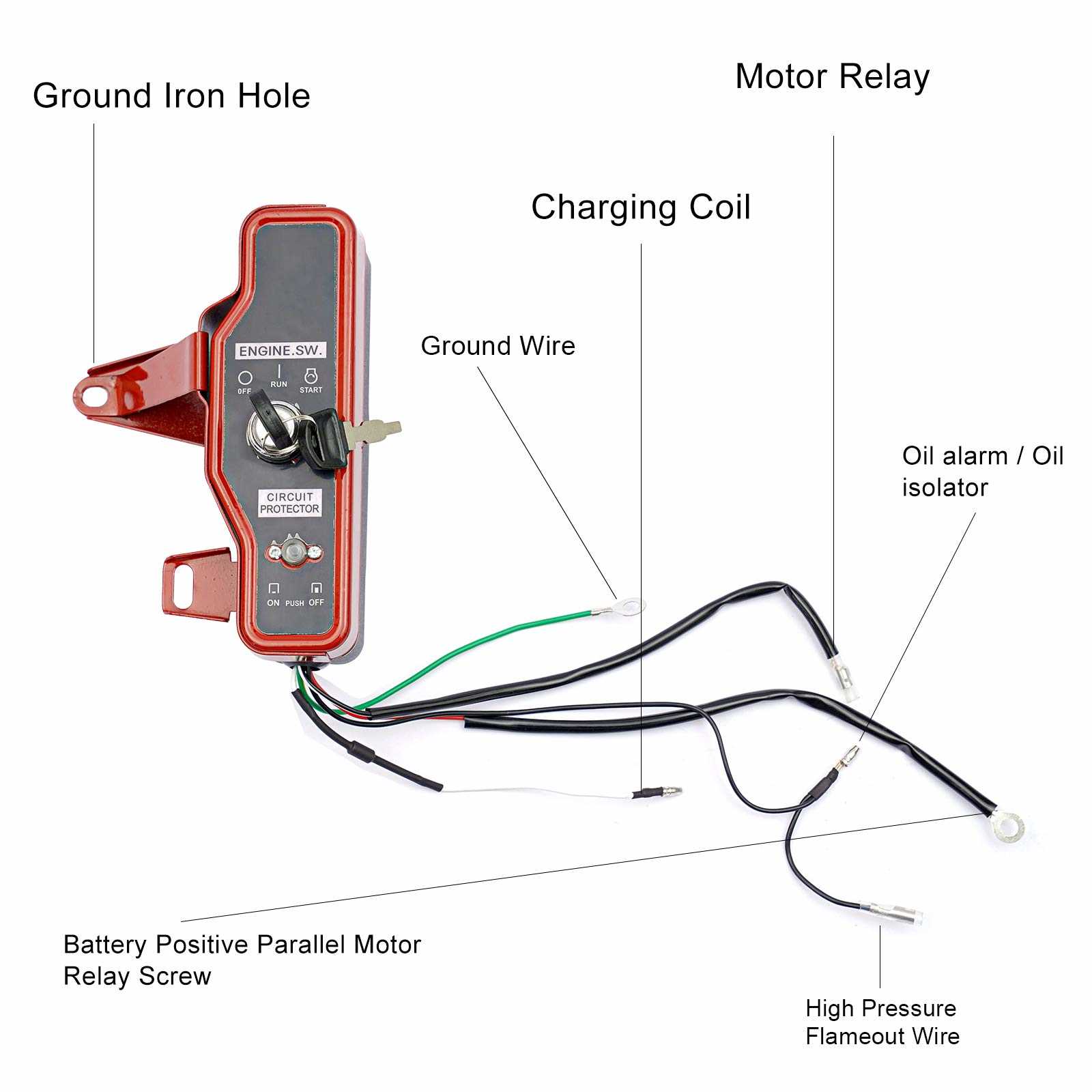 ignition switch predator 212 electric start wiring diagram