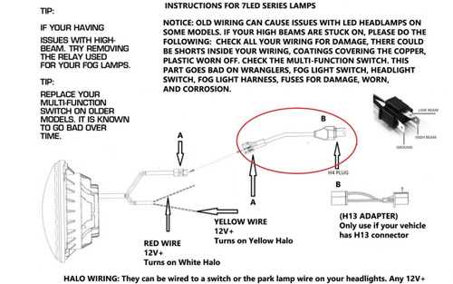 jeep jk headlight wiring diagram